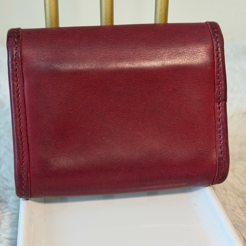 Coach Burgundy Multifunction Wallet - Picture 5 of 11